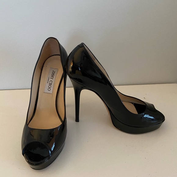 Jimmy Choo Open Toe Pumps - Picture 6 of 10